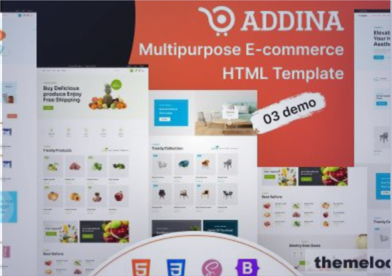 Addina eCommerce HTML Template