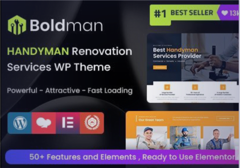 Boldman Renovation Services WordPress Theme