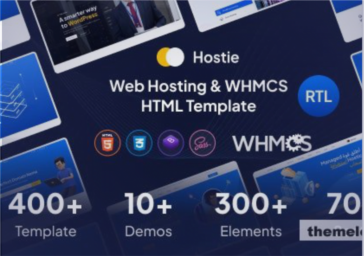 Hostie Web Hosting HTML Template
