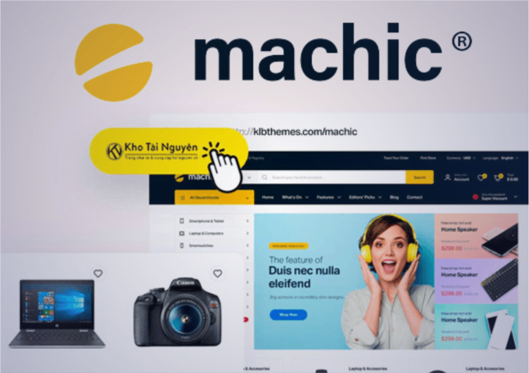 Machic Electronic Store WordPress Theme