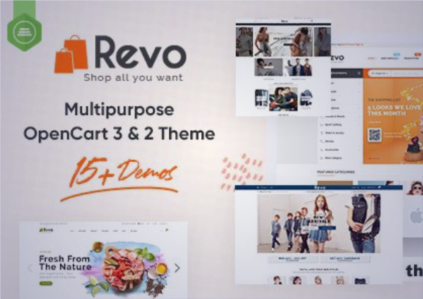 Revo - Drag & Drop Multipurpose OpenCart Theme