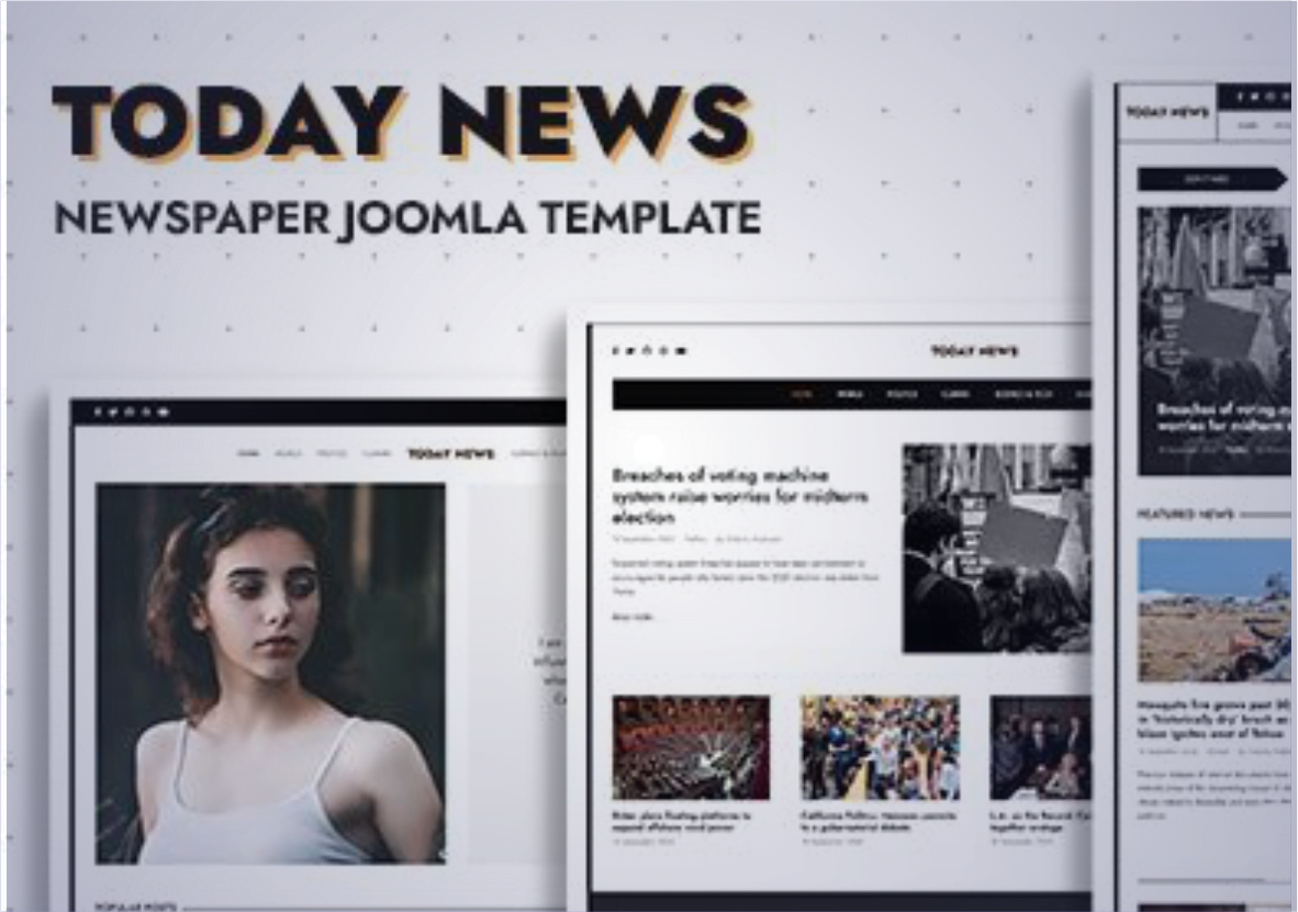 Today News Joomla Template